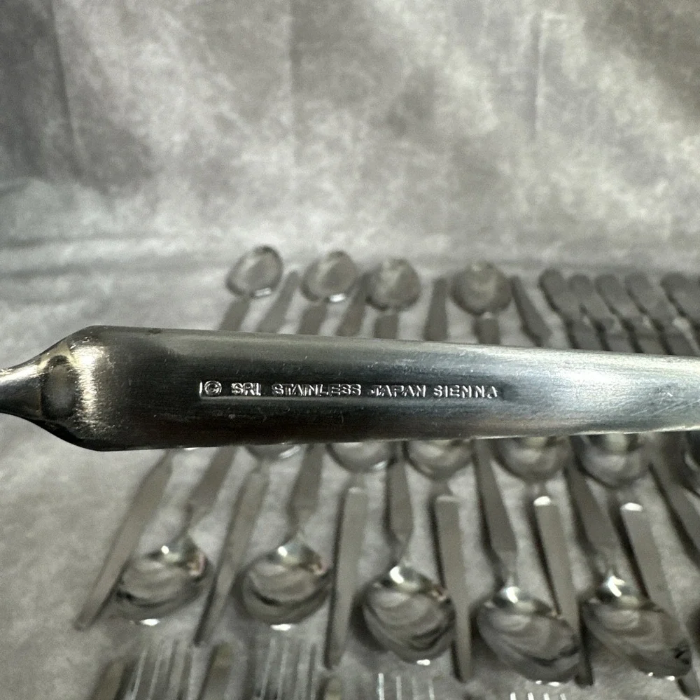 47 pc SRI Stanley Roberts SIENNA Stainless Japan Forks Spoons Knives